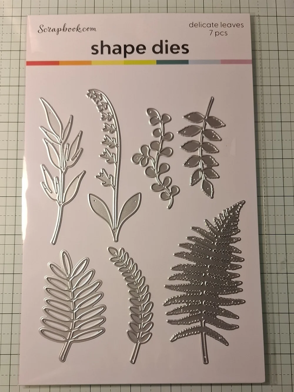 Scrapbook.com Delicate Leaves Shape Dies - 7pcs